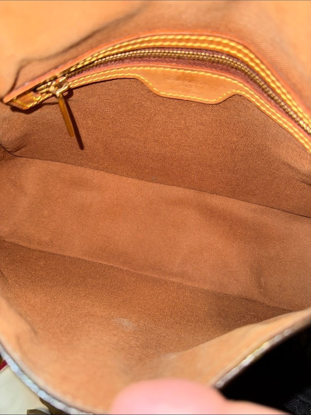 Louis Vuitton Looping Shoulder Bag Hobo Handbag Monogram Brown - Picture 6 of 9